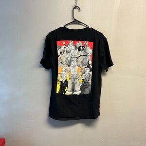 One piece Black Graphic Men Shirt size L 0199